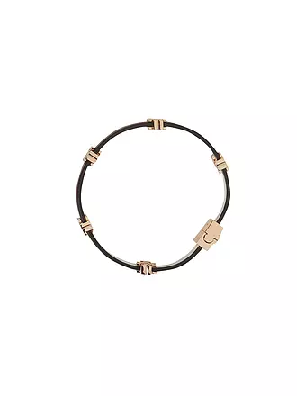 TORY BURCH | Pulsera de cuero ELEANOR | braun